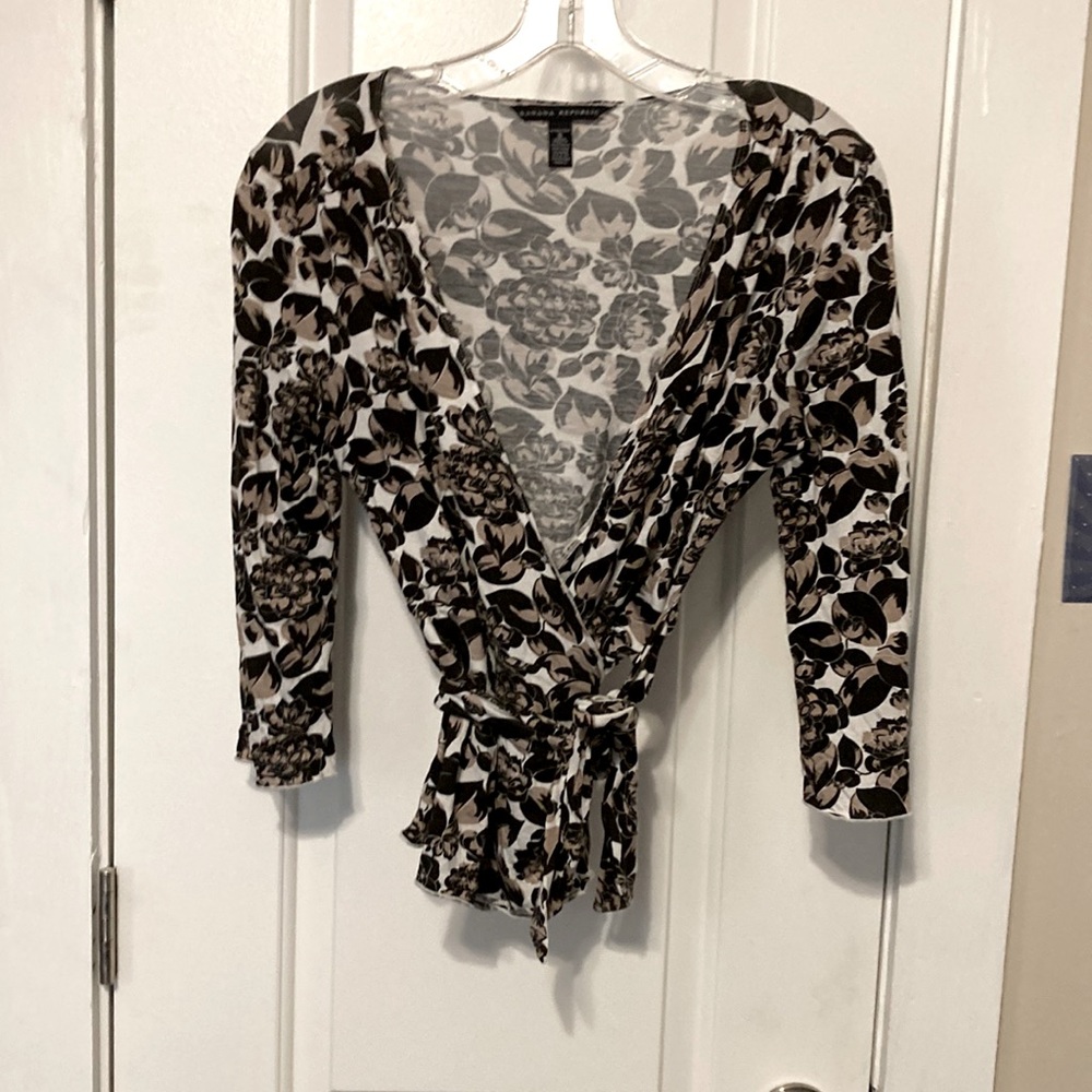 Banana Republic wrap top